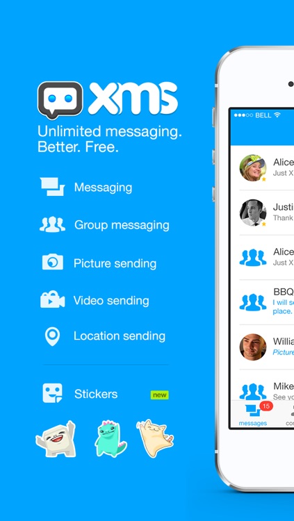 XMS - Unlimited messaging.