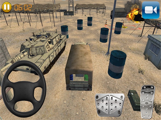 Army Trucks Emergency Parking : Battle-Ground  Rumble. Play Real Redline Game, game for IOS