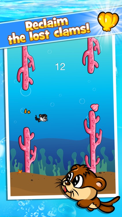 Otter Dive – Help the Cutesy Aquatic Otter Pup Swim through Obstacles to Retrieve his Lost Goodies!