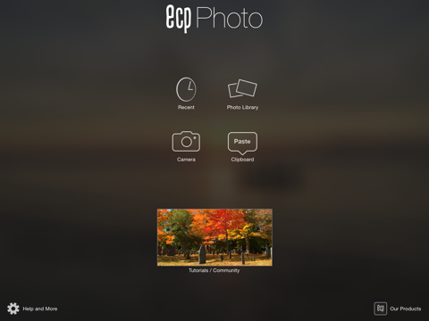 ECP Photo - Editor, Filters and Effects screenshot