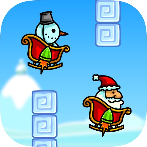 Christmas Race – Fun Flying Santa Claus Game Icon