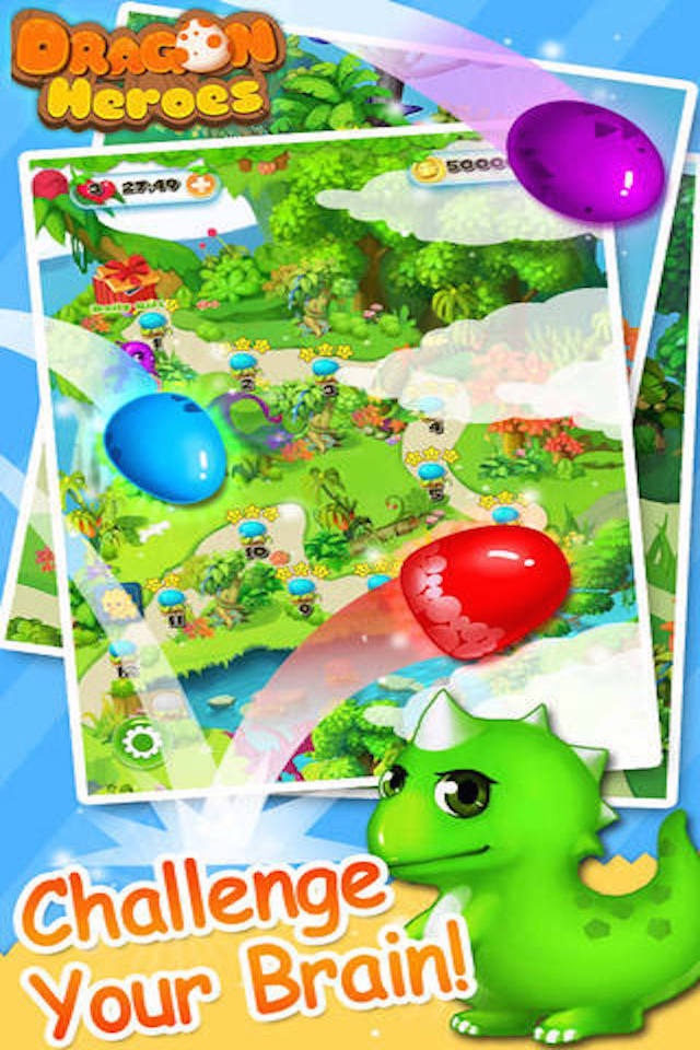 Dragon Puzzle World - fun 3 match splash game screenshot 3