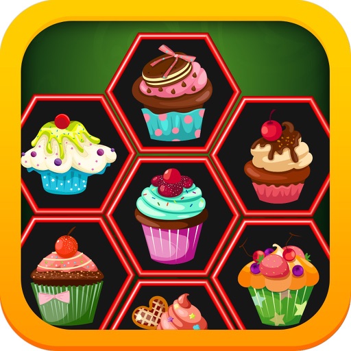 Cup Cakes - Collect Candy In One Row Icon