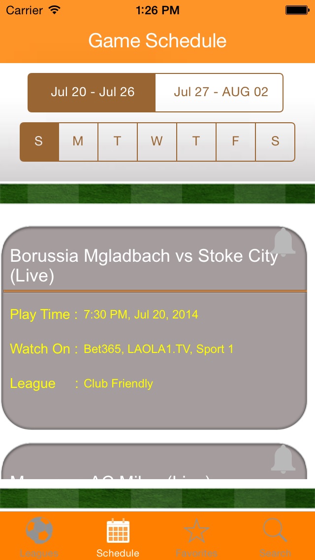 Live Football TV App screenshot1