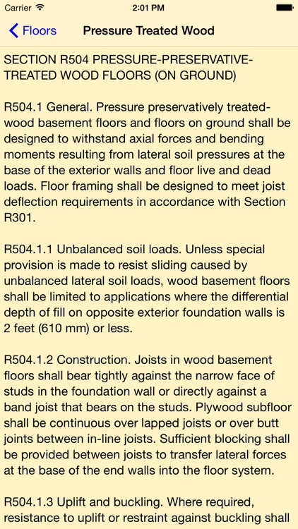 Building Code 1.6