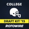 Imagine you could get access to a cheat sheet that adjusts to fit your league settings AND allows you to mark off players during your draft