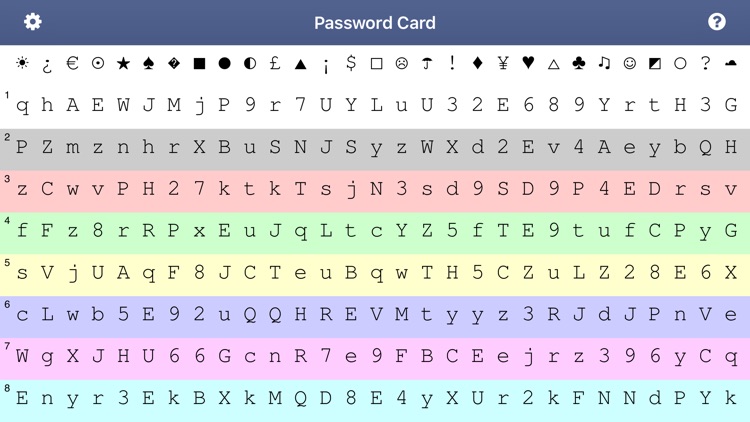 PasswordCard