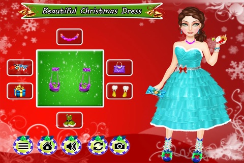 Christmas Frozen Makeup Salon screenshot 3