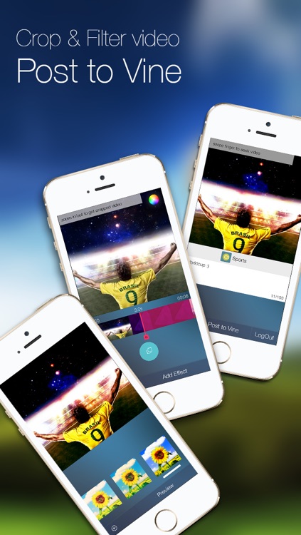 Upload for Vine - Edit and upload your video to Vine