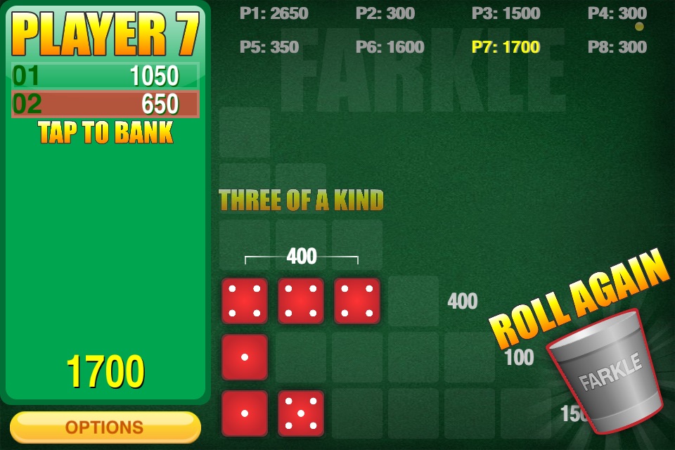 Farkle Addict : 10,000 Dice Casino Deluxe screenshot 4