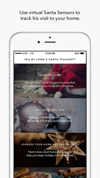 Iris by Lowe’s Santa Tracker