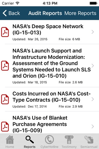 NASA OIG Mobile screenshot 3