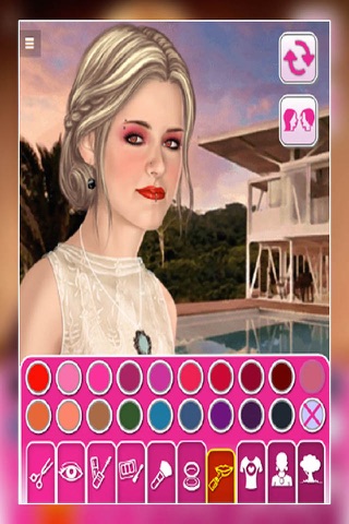 Beauty Make over Girls Game screenshot 2