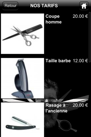 Le Baronet Noir Barber screenshot 2