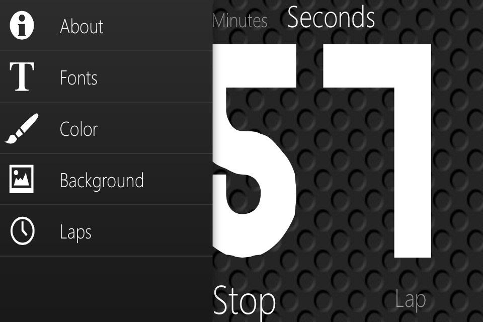 Stopwatch and Timer with big numbers screenshot 4