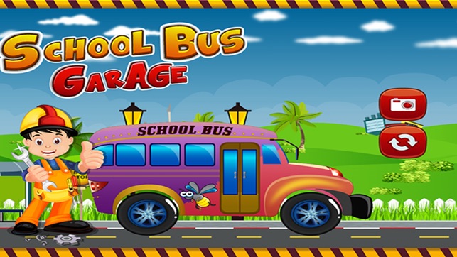 School Bus Wash & Garage – Little Car Salon, Summer Fun with(圖5)-速報App