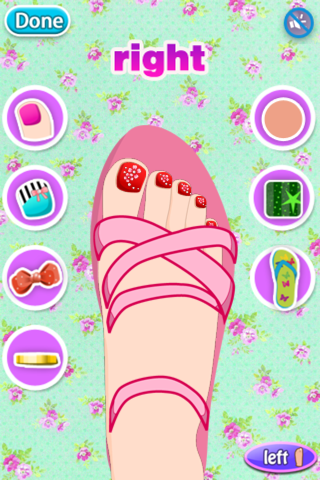 Toe Nail Art Salon - kids games for fun screenshot 3