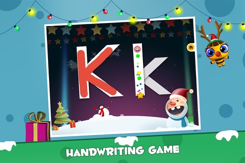 Icky Snow Trace - Learn to trace Upper and Lowercase ABC - Lesson 3 of 3 Free screenshot 4