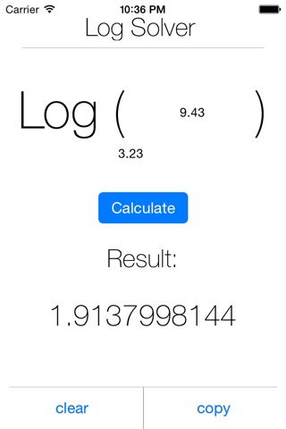 Log Solver screenshot 2