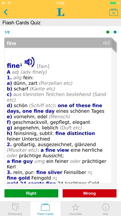 German <-> English Talking Dictionary Expert