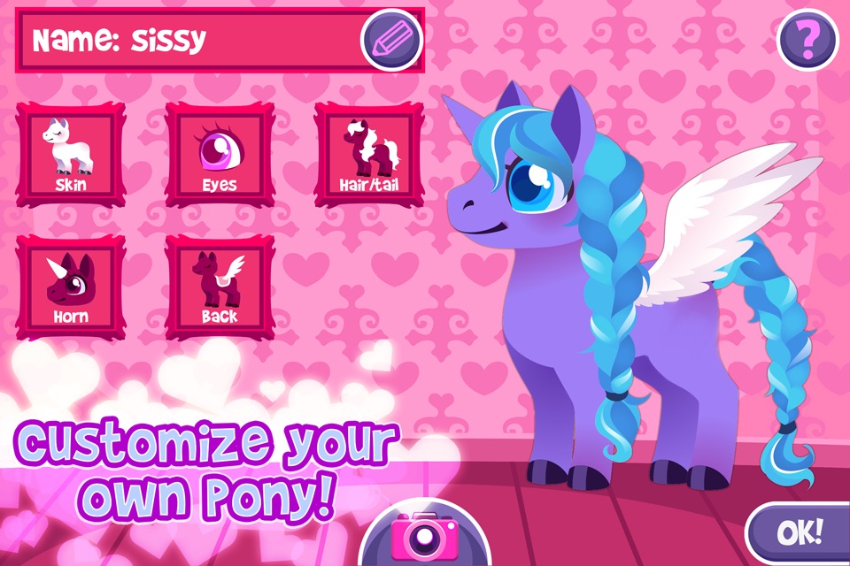 My Magic Castle - Pony & Unicorn Doll House and Decoration Game screenshot 2