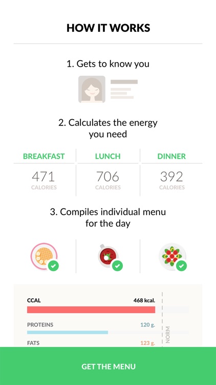 PEP: Vegetarian recipes — menu for the day screenshot-4