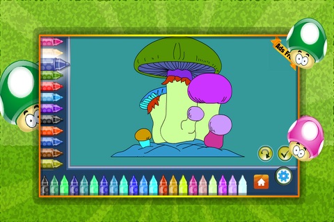 Coloring Book Mushroom screenshot 2