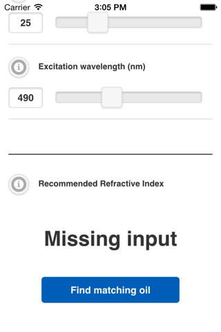 Immersion Oil Calculator screenshot 4