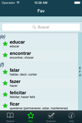 Portuguese Verbs + screenshot 3