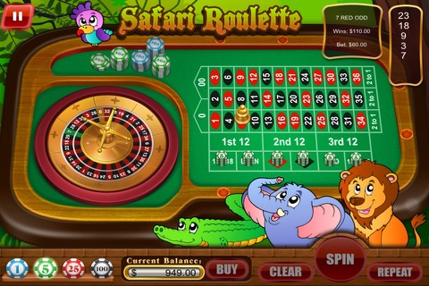 Animal Kingdom Safari Style Roulette Wild-life Casino Games Pro screenshot 4