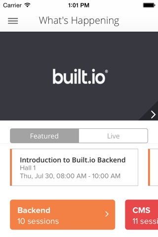 Built.io Conference screenshot 2
