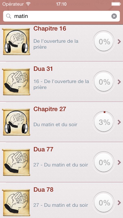 Hisnul Muslim Audio mp3 - La Citadelle du Musulman en Français, Arabe et Transcription Phonétique screenshot-3
