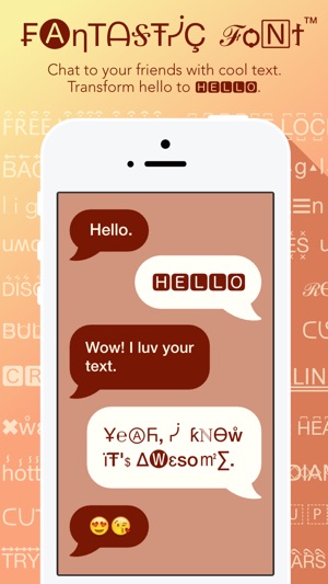 Fantastic Fonts FREE - Chat to Friends with Cool Text(圖1)-速報App