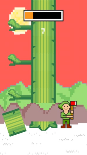 LumberJack Cut The Beanstalk: Lumberman Edition - 8 bit Pixe(圖2)-速報App