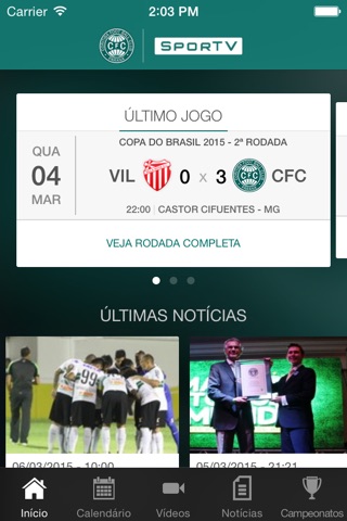 Coritiba Oficial screenshot 3