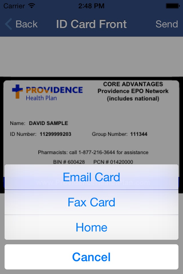 Providence E-Card screenshot 4