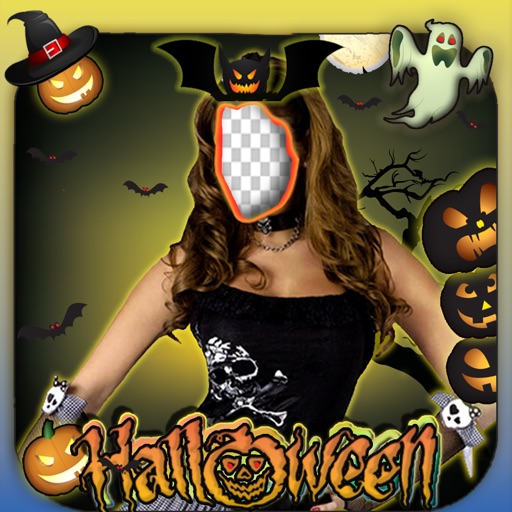 A photo-both for halloween treats:unique collection of halloween costumes icon