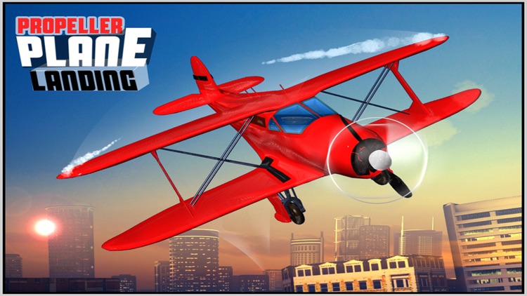 Propeller Plane Landing