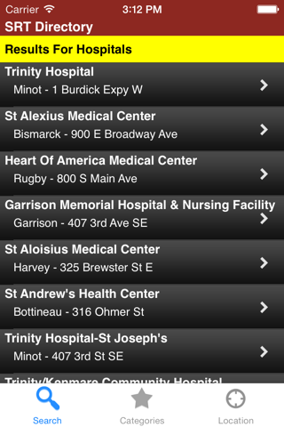 SRT Minot Phone Directory screenshot 4