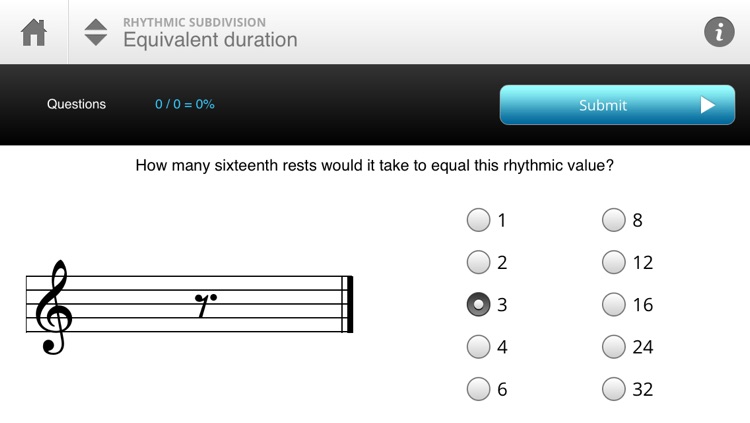 Musition Rhythmic Subdivision