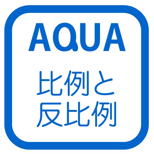 Proportional Amount in "AQUA" Icon