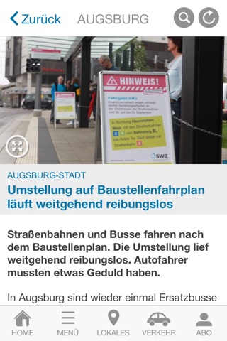 Augsburger Allgemeine Top News screenshot 2