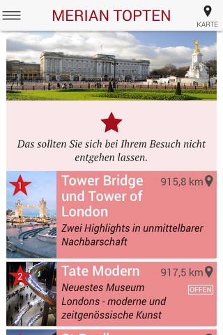 London Reiseführer - Merian Momente City Guide mit kostenloser Offline Map screenshot 4