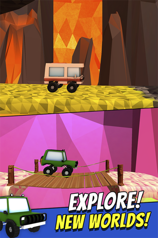 Stunt Monster Truck Racing - Offroad 4x4 Car Destruction Game Free screenshot 4