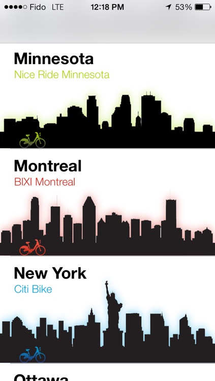 Biximo - BikeShare, CitiBike, Hubway, NiceRide, Divvy, CycleHire, BIXI real-time stations info screenshot-3