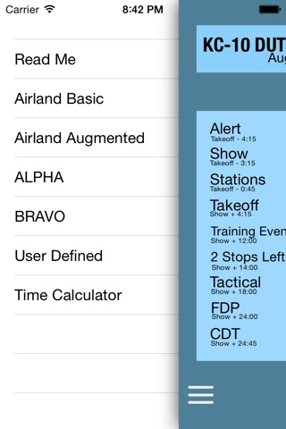 KC-10 Duty Day Calculator screenshot 3