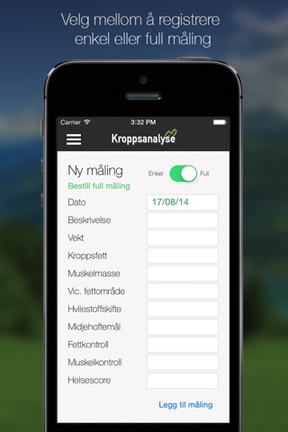 Kroppsanalyse screenshot 4