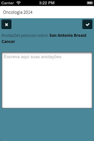 Calendário de Eventos - Oncologia screenshot 2