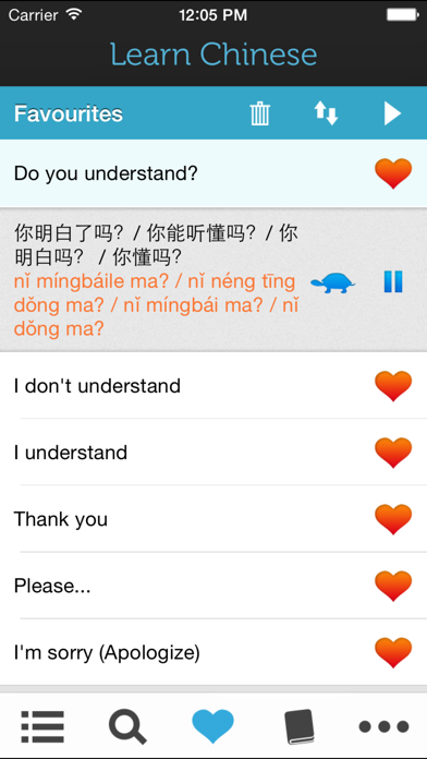 Learn Chinese HD - Mandarin Phrasebook for Travel in China Screenshot 3