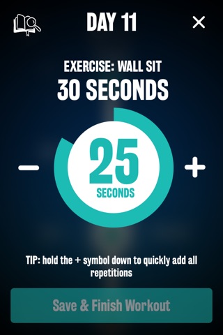 Men's Wall Sit 30 Day Challenge screenshot 3